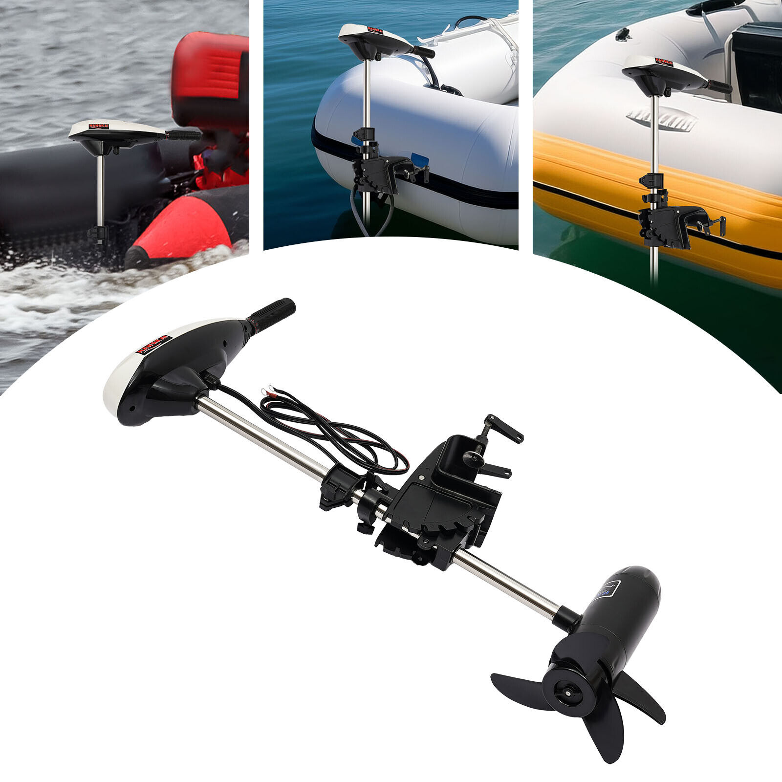 Fishing Kayak Trolling Motor - Motor fueraborda eléctrico de 12V y