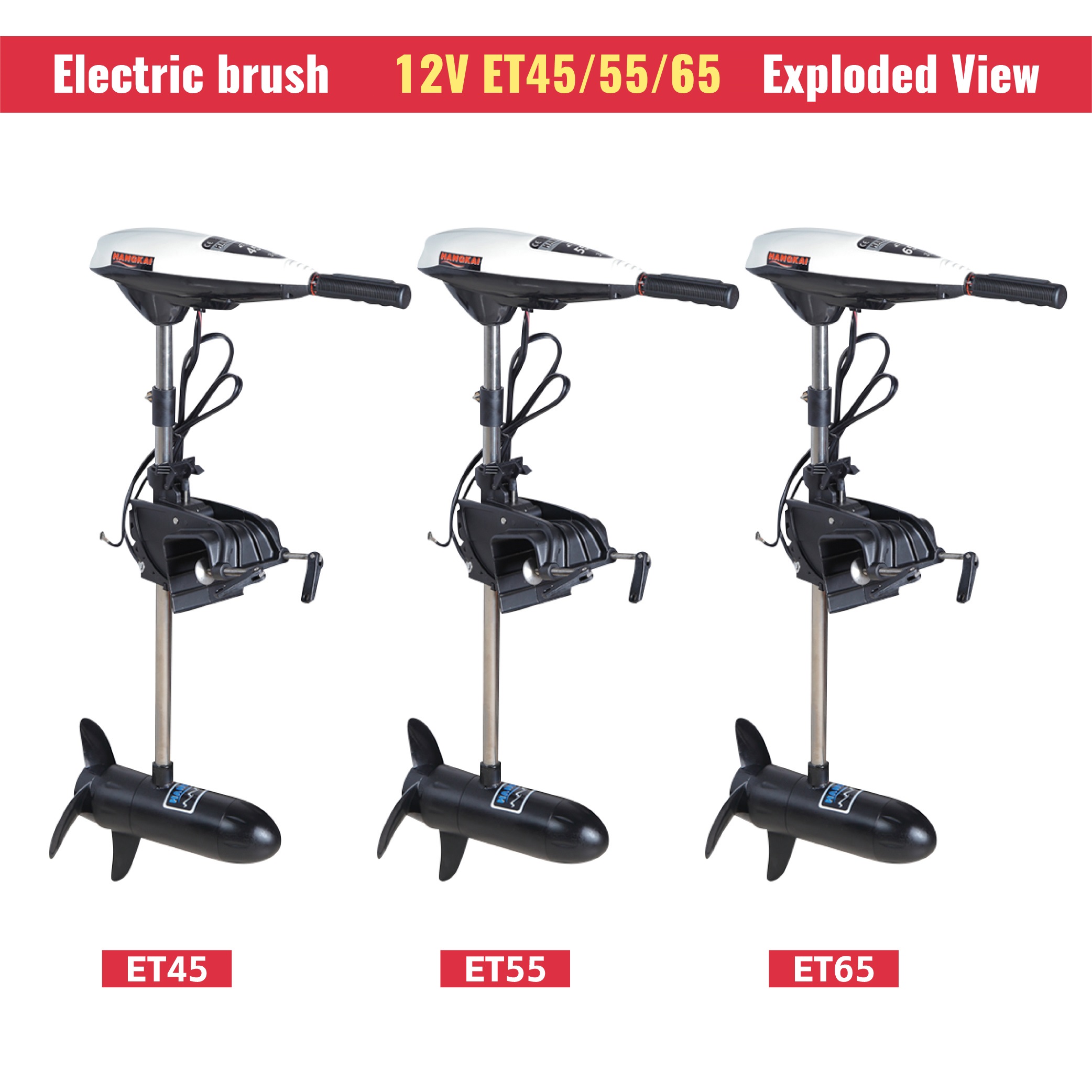 Motor eléctrico de alta potenc - Fishing Kayak Trolling Motor reseña y precio